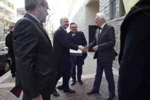 Visite de Pierre Moscovici à l'ER2C Port Marianne